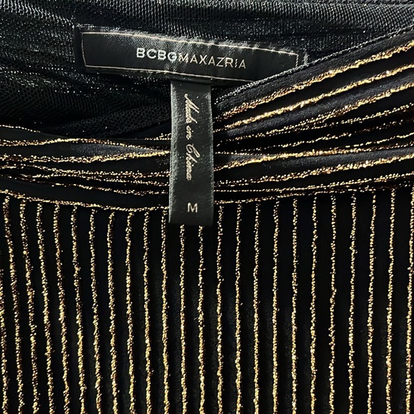 Women's Ellena Metallic Striped Off The Shoulder - Picture 6 of 8